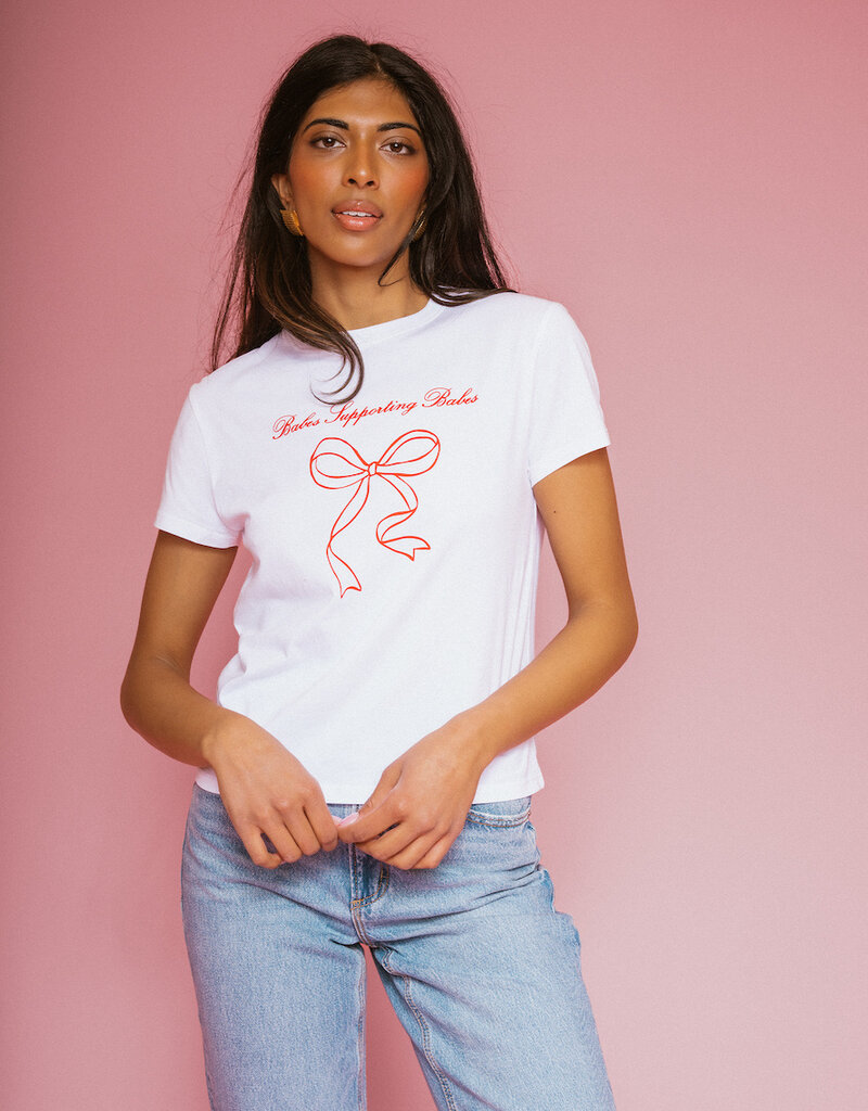 Brunette the Label BSB Bow Regular Tee