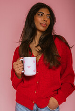 Brunette the Label All Over Heart Mug