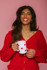 Brunette the Label All Over Heart Mug