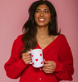 Brunette the Label Brunette the Label - All Over Heart Mug *Two Colours*