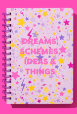 Taylor Elliot Designs Dreams and Schemes Spiral Notebook