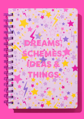 Taylor Elliot Designs Dreams and Schemes Spiral Notebook