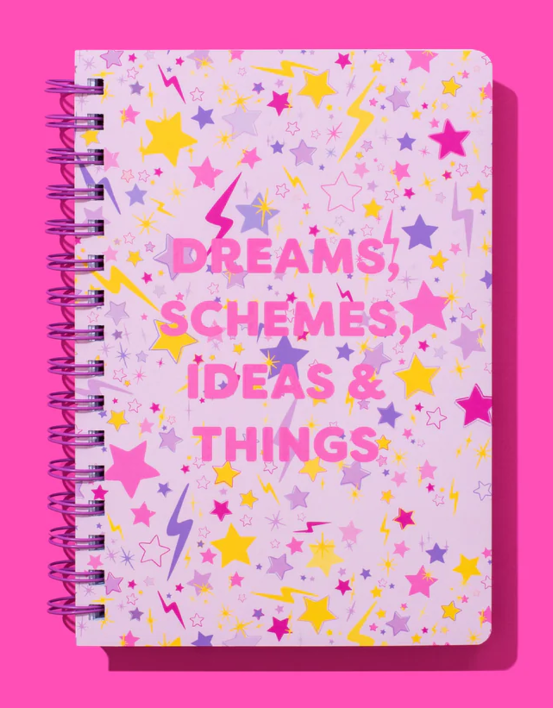 Taylor Elliot Designs Dreams and Schemes Spiral Notebook