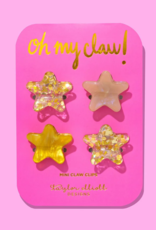 Taylor Elliot Designs Star Claw Clip 4 Pack
