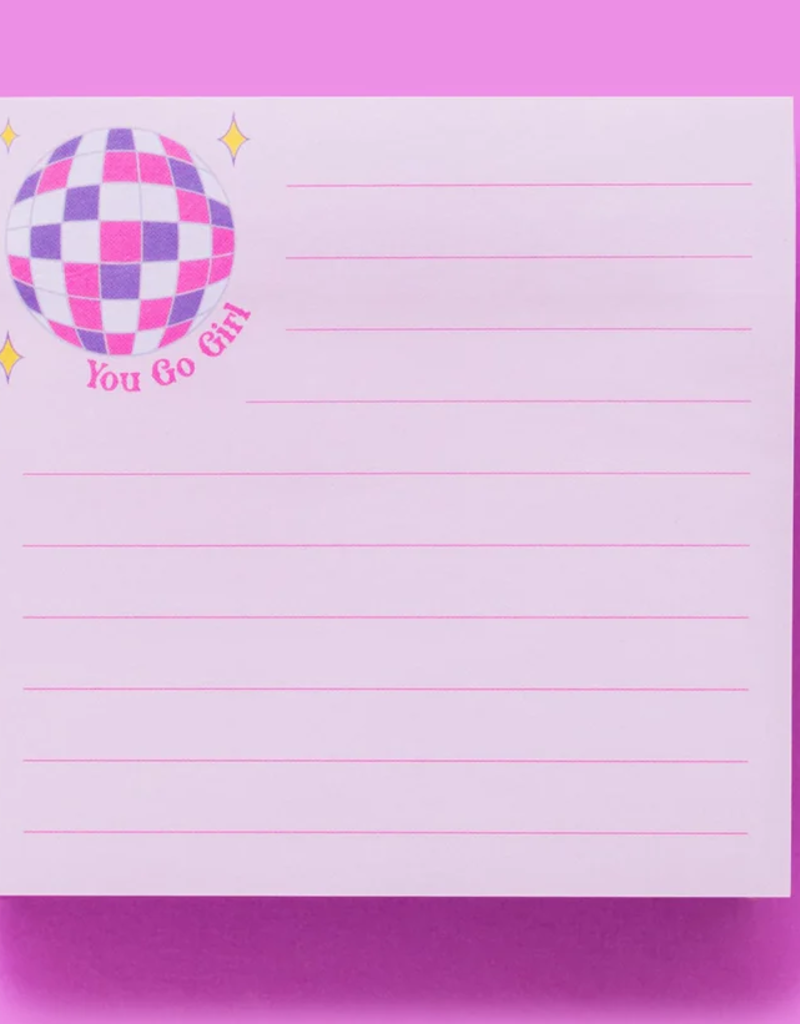Taylor Elliot Designs You Go Girl Sticky Note