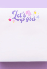 Taylor Elliot Designs Let's Go Girl Sticky Note