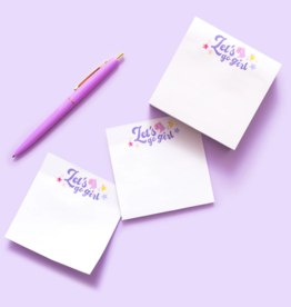 Taylor Elliot Designs Let's Go Girl Sticky Note