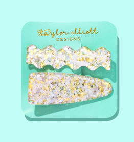 Taylor Elliot Designs Pearl Confetti Clip Set