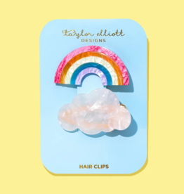 Taylor Elliot Designs Rainbow and Cloud Clip Set