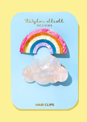 Taylor Elliot Designs Rainbow and Cloud Clip Set