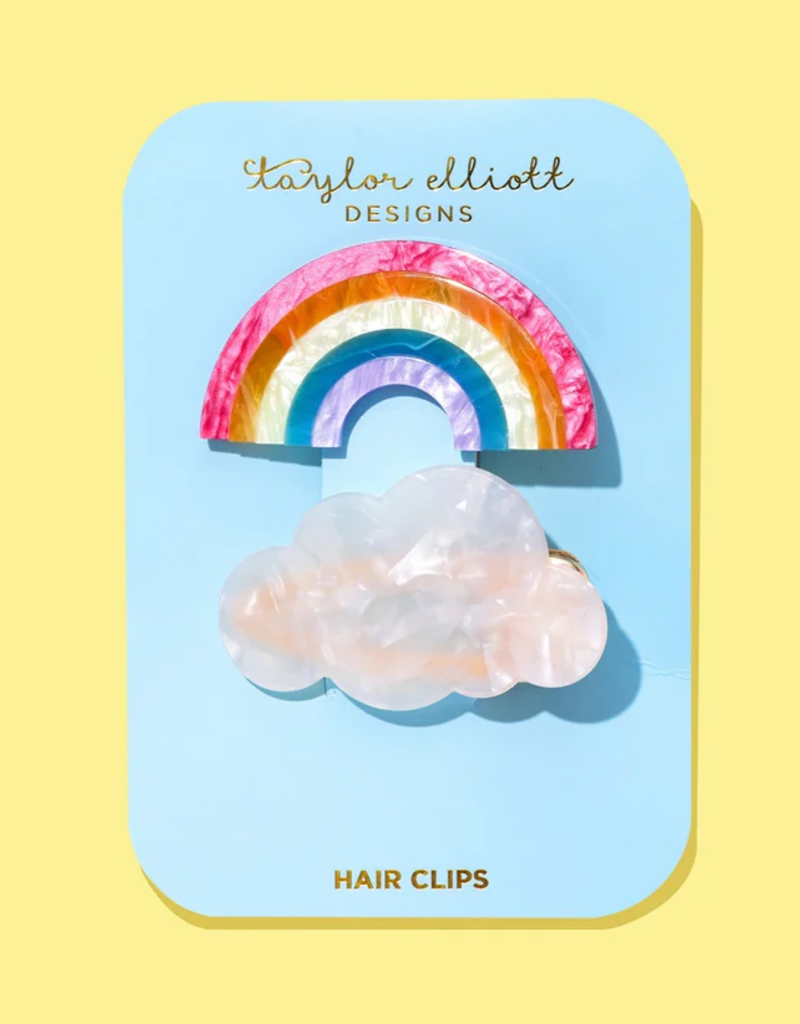 Taylor Elliot Designs Rainbow and Cloud Clip Set