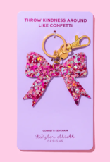 Taylor Elliot Designs Confetti Bow Keychain