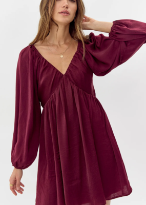 Greylin Aya Gathered Mini Dress