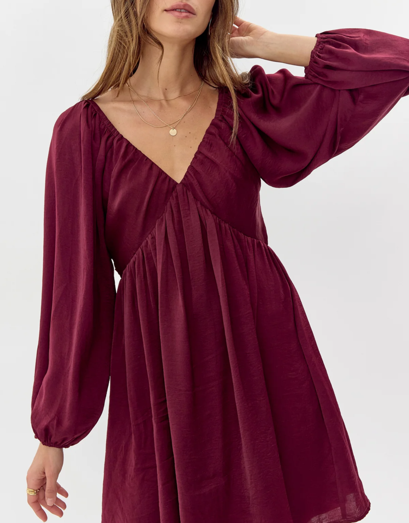Greylin Aya Gathered Mini Dress
