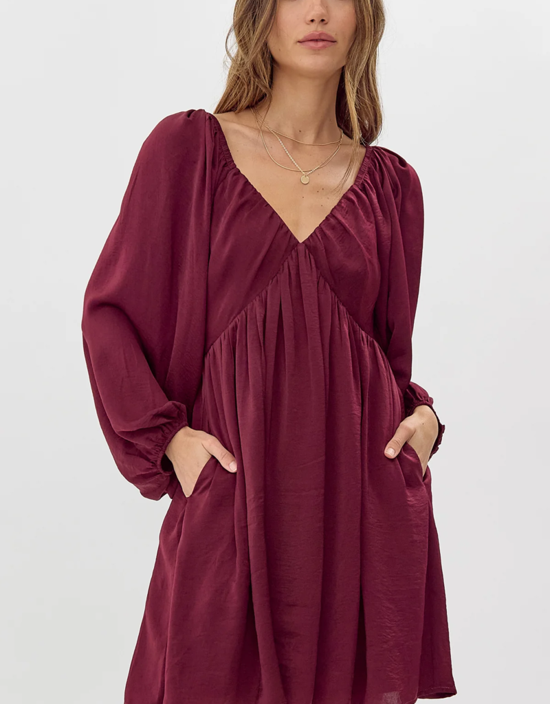 Greylin Aya Gathered Mini Dress