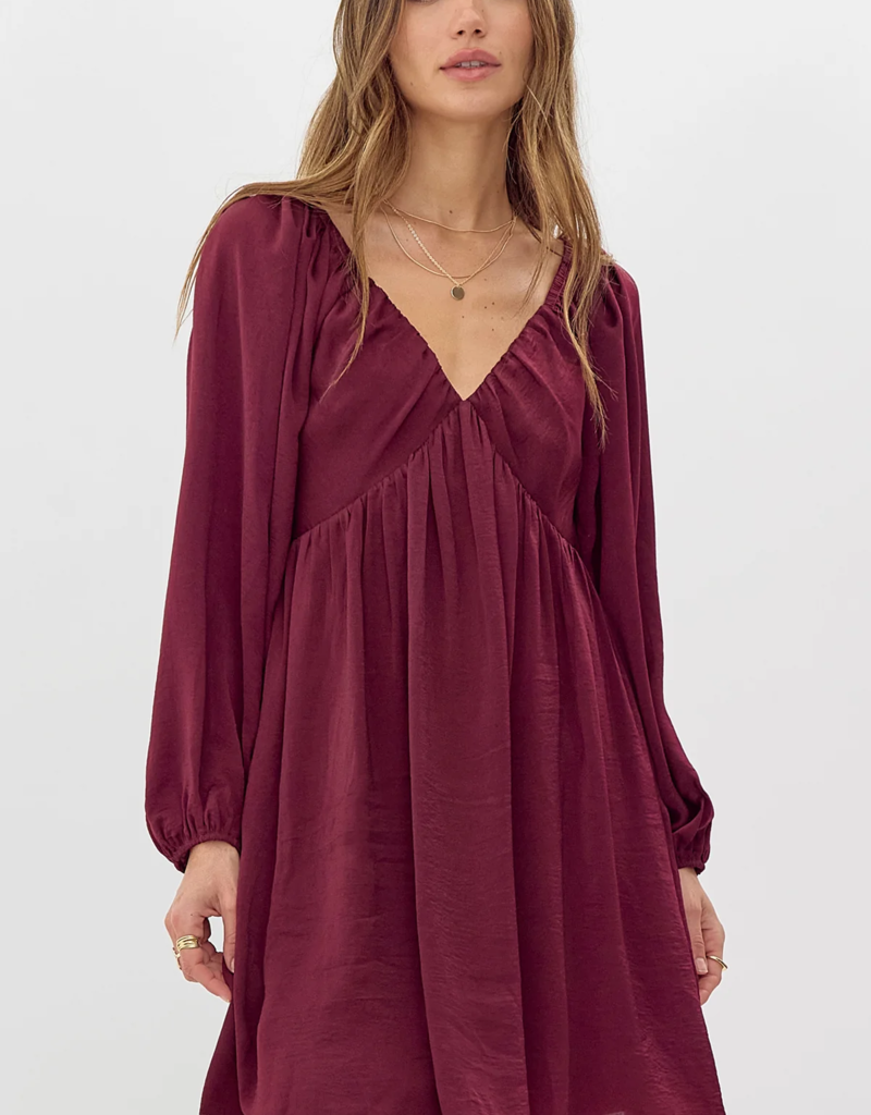 Greylin Aya Gathered Mini Dress