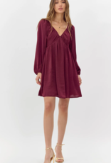 Greylin Aya Gathered Mini Dress
