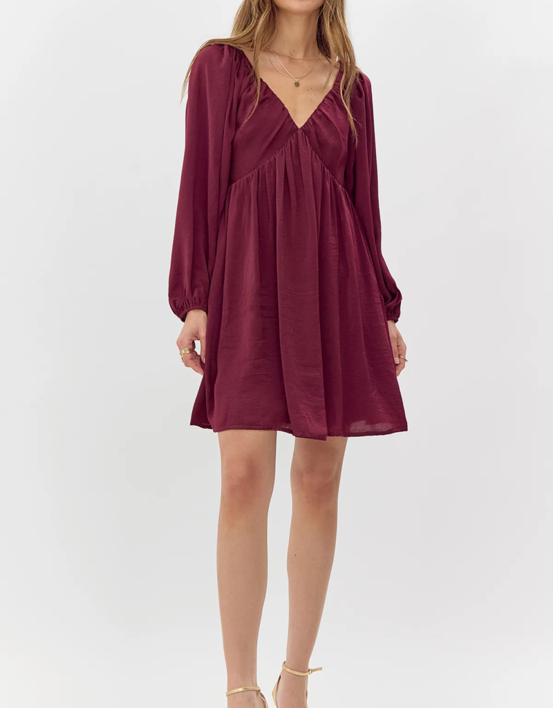 Greylin Aya Gathered Mini Dress