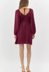 Greylin Aya Gathered Mini Dress