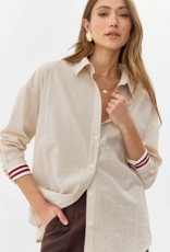 Greylin Greta Striped Button Down