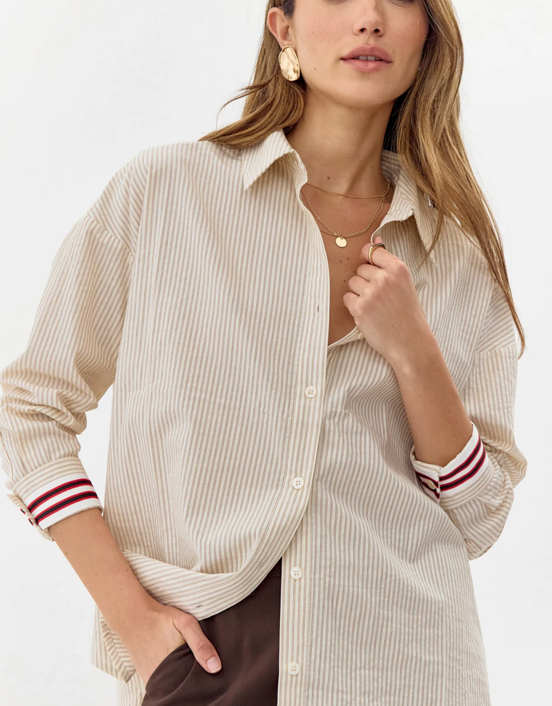 Greylin Greta Striped Button Down