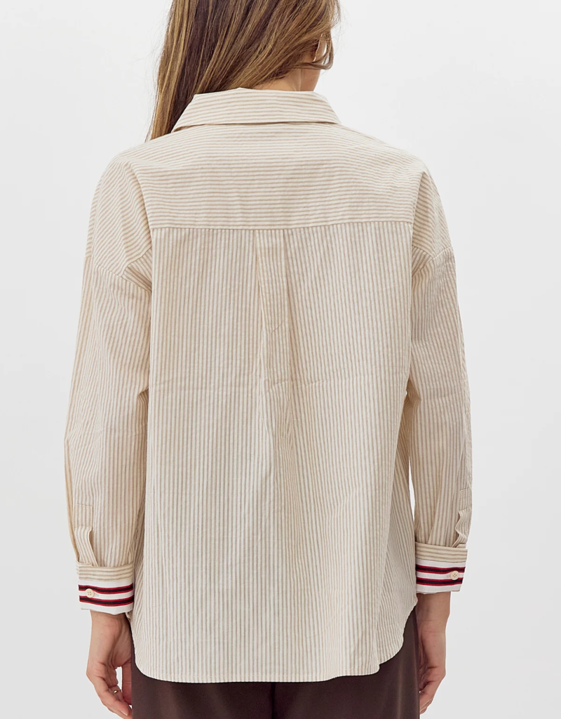 Greylin Greta Striped Button Down
