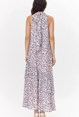 Greylin Carina Tiered Halter Maxi Dress