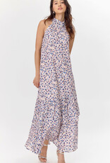 Greylin Carina Tiered Halter Maxi Dress