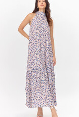 Greylin Carina Tiered Halter Maxi Dress