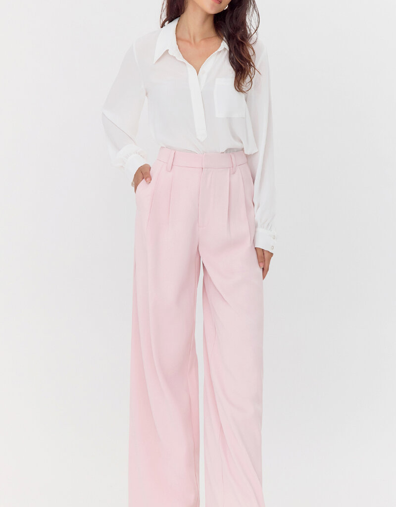 Greylin Alexi Wide Leg Pleated Trousers