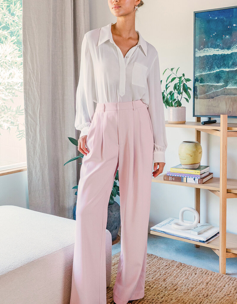 Greylin Alexi Wide Leg Pleated Trousers