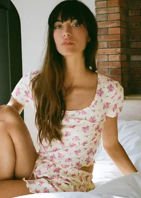 Z-Supply Flower Market Ditsy Tee