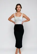 Privilege Kyle Ribbed Skirt