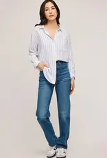 Gentle Fawn Dominique White Stripe Button-Up
