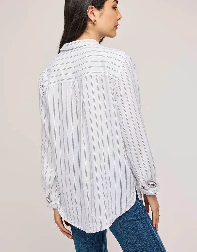 Gentle Fawn Dominique White Stripe Button-Up