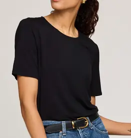 Gentle Fawn Brielle Basic Boxy Tee in Black