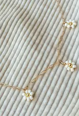 Oak + Eve Bloom Anklet With Flower Bead Detail