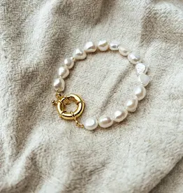 Oak + Eve Malia Pearl Bracelet - Small