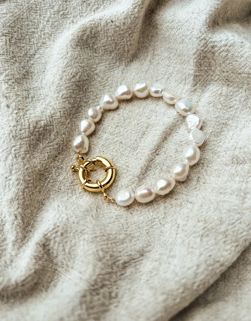 Oak + Eve Malia Pearl Bracelet - 6.5" (Medium)