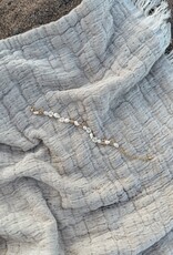 Oak + Eve Tofino Bracelet with Shell and Flower Detail - Cafe