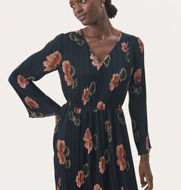 Part Two Puck Pleated Floral Dress
