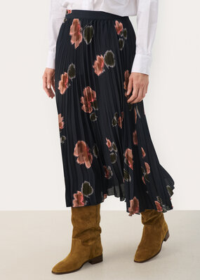 Part Two Priyanka Pleated Floral Skirt