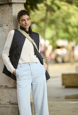 Part Two Nanet Quilted Vest in Navy