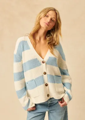 John and Jenn McKay Cotton Striped Cardigan *Two Colours*