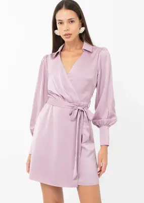Adelyn Rae Theia Collared Mini Dress