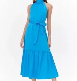 Adelyn Rae Melia Halter Textured Midi Dress