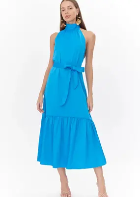 Adelyn Rae Melia Halter Textured Midi Dress