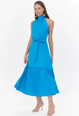Adelyn Rae Melia Halter Textured Midi Dress