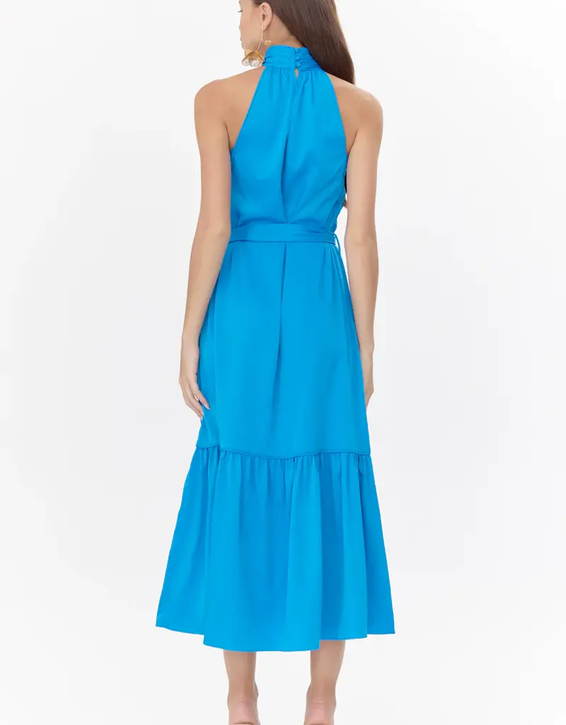 Adelyn Rae Melia Halter Textured Midi Dress