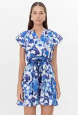 Adelyn Rae Aelia Textured Braided Belt Mini Dress